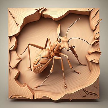 3D модель Camponotus monju (STL)